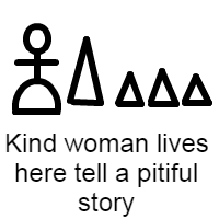Triangles, cross, circle